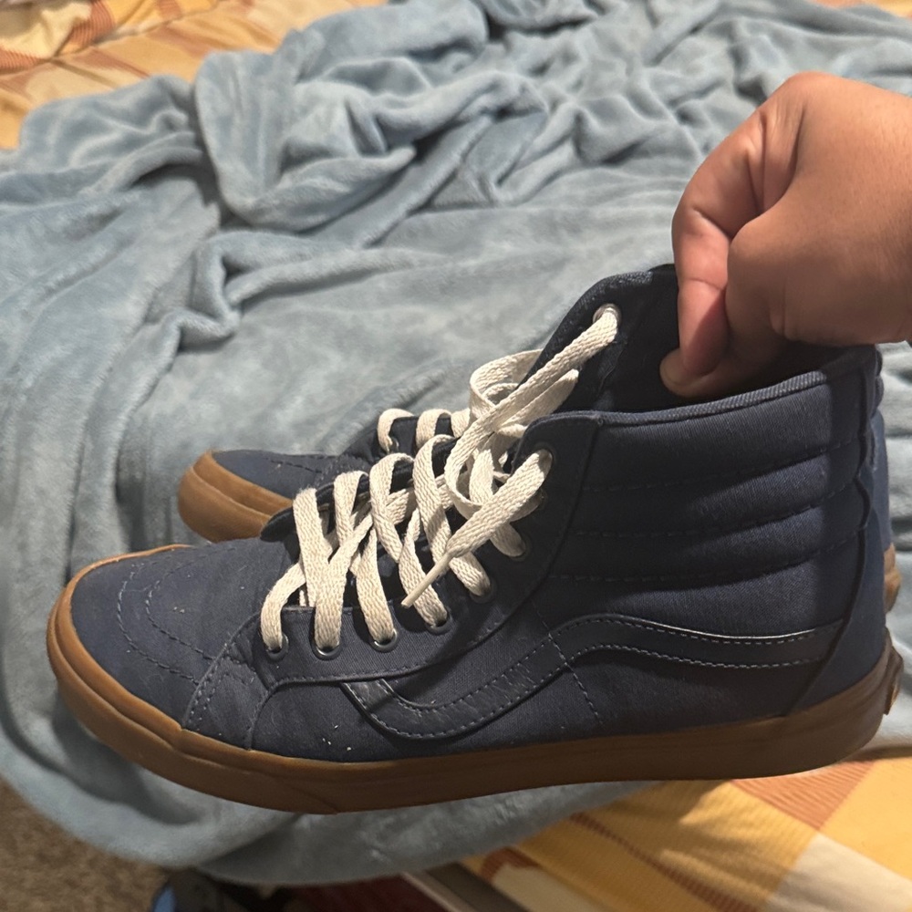 Vans Blue High-Top Sneakers